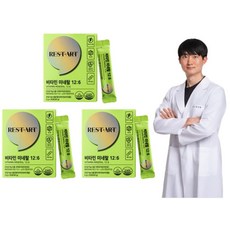 [레스트아트] 올인원 가루 영양제 비타민 미네랄 12:6 2 g x 30포, 3개, 90회분