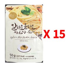 이지쉐프 알리오올리오 파스타소스, 50g, 15개