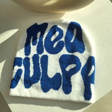 유어더메인 남녀공용 보온 레터링 비니