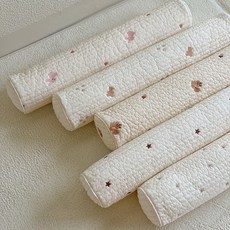 100수 자수누빔 베이비 필로우 신생아 유아 뒤집기방지 죽부인 롱베개 롱쿠션, 은하수 커버+솜