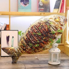 닭다리 쿠션 음식모양쿠션 치킨쿠션, 큰 생선 구이 (약 70cm)