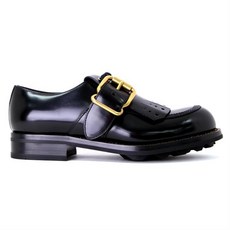 [Prada]원가세일[이탈리아곰] 프라다 NERO 블랙 몽크 스트랩 슈즈[2OG054]