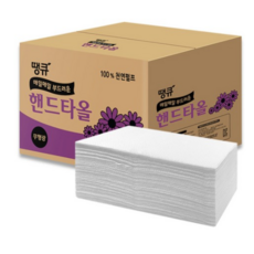 땡큐 천연펄프 핸드타올, 100매, 250개