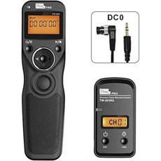 픽셀 TW-283 DC0 무선 리모트 셔터 릴리즈 케이블 니콘용 유선 타이머 리모컨 Z9 D850 D800 D810 D700 D300 D300 S D200 F100 D6 D5