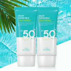 싸이닉 엔조이 슈퍼 마일드 썬 에센스 SPF50+ PA++++, 2개, 50ml