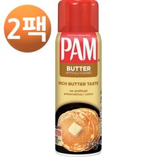 PAM 팸 버터 쿠킹 스프레이 5oz, 2개