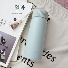 미니 텀블러 여성 휴대용 소용량 컴팩트 304 스테인리스 물컵, 400ml-라이트카키, 1개