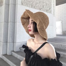 바캉스 햇 여름 벙거지모자 챙넓은모자 밀짚 버킷햇 여성모자 자외선 햇빛차단 썬캡 햇빛가리개 여름휴가