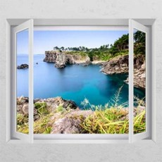 사진을창문시트지