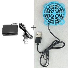 슬레이트PC 핸드폰 쿨링패드 소형 선풍기 발열 온도 내리기 신기 바람이 불고 있다 춥다 USB 아나운서 같은스타일, 새로운 모델 블루 5CM _속도조절기
