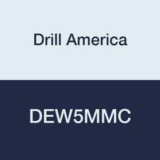 Drill America DEW5MMC 심 포함 키웨이 브로치 5.00 mm, 1개 - dew5