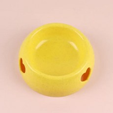 애완 동물 그릇 밥 플라스틱 사랑 단일 고양이 먹이, 5.19.5X25.3X7.8cm, 1개