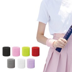 VOLAR 테니스 골프 손목 팔목 아대 8cm, 핑크, 1개