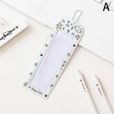 PVC 사진 부스 프레임 앨범 2x6 인치 스트립용 웨딩 가방 펜던트 학교 문구, A