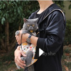 [Myshe]애견 이동가방 외출가방 반려동물 배기핏 배낭 f6 YanF718, 스타일C, 1개