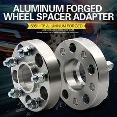 허브스페이스 휠 투피스 세트 25/30/35mm PCD 5x127 CB 71.6mm 스페이서 어댑터 슈트 Chrysler Pacifica Voyager GE JCUV Journey, [05] 2PCS 30mm M14xP1.5, 2개