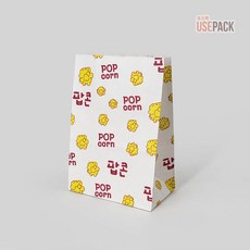 종이봉투 식품지 팝콘봉지 팝콘봉투 소 200장, 200개입 1개 200개입 1개