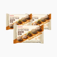 굽네 닭가슴살 갈비맛 만두 180g, 3개