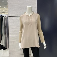 캐리스노트 진주 포인트 블라우스 CN9SBL001