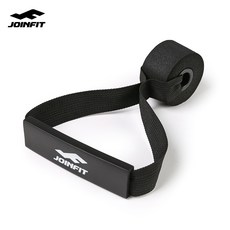 복합헬스머신 Joinfit탄력밴드 문고리 스트레칭로프 세트포장, T01-블랙