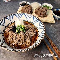 [우정제면소] 메밀국수(소바) 12인분 (생면2kg+메밀장12봉), 단품