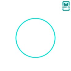 [바른식판]도시락식판 실리콘 고무 패킹 민트색 3mm, 실리콘 고무 패킹 민트 40개, 40개