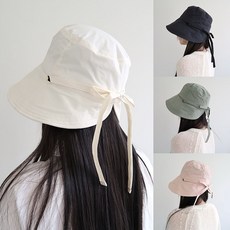 보닛햇 여성 여름 챙넓은 버킷햇 벙거지 휴양지 여행 모자