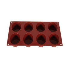 실리코마트 오발 SF055 빅 OVALS 8구 SILICONE MOULD 75X55 H 35 MM