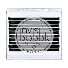 invisibobble 인비지보블 베이직 트루 블랙 헤어 밴드 10St, 1개