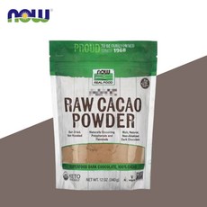 나우푸드 리얼 푸드 로우 카카오 파우더 Raw Cacao Powder 340g, 1개
