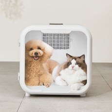Jupet 펫드라이룸 강아지 고양이 저소음 드라이기 애완동물 건조 상자 반려동물 털말리기, 쥬펫 드라이딩 박스, 1개