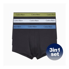 [CK언더웨어]백화점 정품 남 NB1289 LJH 마이크로 스트레치 3PK 로우 라이즈 트렁크