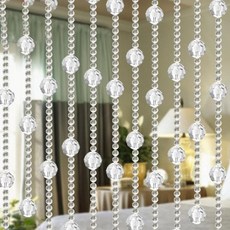 100CM Crystal Clear Beads Tassel Screen Valance Door Window Panel Curtain Partition Crystal Beaded Curtain Wedding Decoration, (496)black