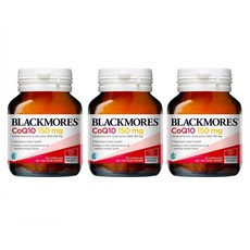 블랙모어스 코큐텐 코엔자임큐텐 150mg 30정 x3개 BLACKMORES, 3개