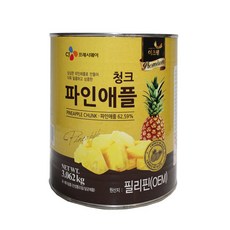 이츠웰 파인애플(청크 3.062Kg), 1개, 3062g