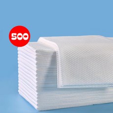 일회용 타월 미용실 이발소 타월 여행용 타월 500매, 28*60cm