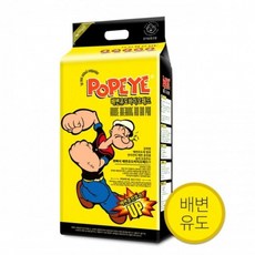  [와이제이] 패드 X4 배변유도 노랑 뽀빠이 50 매 개 1박스, 상세페이지 참조, 상세페이지 참조 