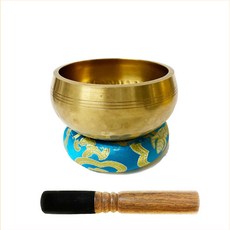 명상을 위한 벽계 싱잉볼 세트 (싱잉볼 + 받침 + 가죽울림막대)