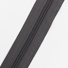 지퍼 쟈크 부자재 5호 롤지퍼 지퍼머리 1Y 90cm, 5호_롤지퍼(90cm)-차콜(301), 1개 - 다이소지퍼머리