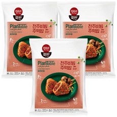 플랜테이블 전주비빔 주먹밥500g, 3개, 500g