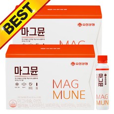 유한양행 마그뮨 마그네슘 액상 영양제 25ml x 15개입 (2개), 2개