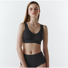 애니바디 NC엑스코점 [편애브라] 베이직 런닝형 심리스 브라 (반고정형패드) ANVE23AQ1