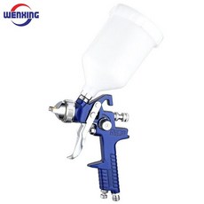 WENXING-1.4 1.7mm 전문 HVLP 에어 스프레이 건 페인트 분무기 600ml, 1개