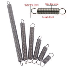 장력 스프링 풀백 스프링 코일 연장 스프링 외풍 스프링 와이어 직경 1 4mm 다양한 1, [01] 1.4mm, [07] 14mm, [16] 50mm, 1개