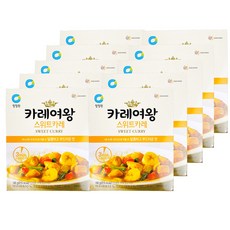 청정원 카레여왕 스위트카레, 180g, 10개