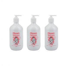 Goat Milk Wash Coconut Oil 산양유 고트 밀크 모이스처 보습 코코넛 오일 바디 워시 500ml 3개