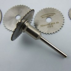 [해외] 6pcs 미니 hss 원형 톱 커팅 디스크 블레이드 커터 다이아몬드 원형 연마 드릴 난간 도구 액세서리 원더 커터 _ wk, 100 미리메터