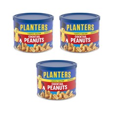 플랜터스 칵테일 피넛 라이틀리 솔티드, 340g, 3개