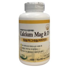 네츄럴라이프 칼슘 마그네슘 비타민D, 200정, 1개