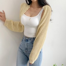 드까 아이스 여름 볼레로 가디건 긴팔